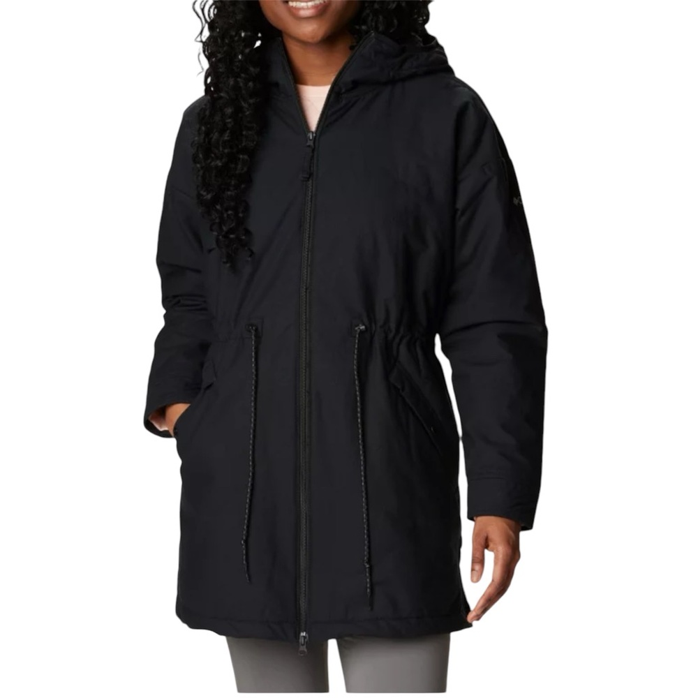 Columbia Crystal Crest Quilted Jacket Black Size 1X